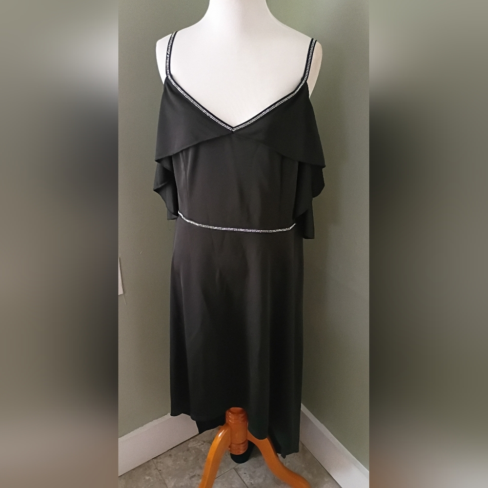 New Black Elegant Formal Prom Dress 2XL
